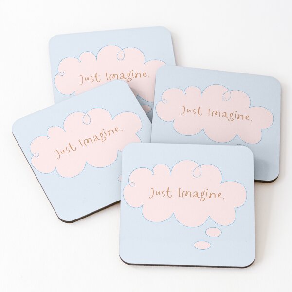 Item preview, 'Just Imagine' Creative Pastel Colors Dreamy Design designed and sold by StarryStarrySky.
