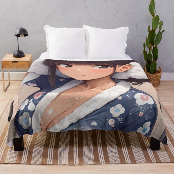 Item preview, Shiho Nishizumi Girls und Panzer Anime Pajama Flowers Winter Cozy Glow designed and sold by earlobejerk.