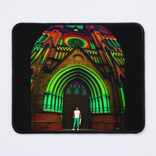 Item preview, Skater at the Church of Our Lady of Perpetual Help (Medellín) designed and sold by ToxiPixArt.Studio.