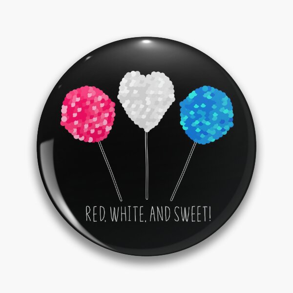 Item preview, "Red White And Sweet Lollipop, I Love USA: Celebrating America's Patriotism on Independence Day 2025 - 4th of July" designed and sold by artworkathome.