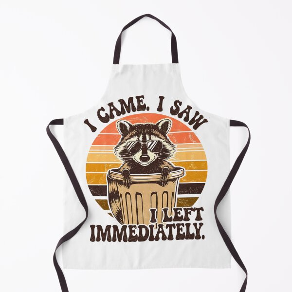 Item preview, I Came, I Saw, I Left – Raccoon Attitude Mood designed and sold by Taans-Creation.