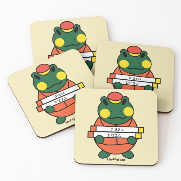 Item preview, Pizza delivery frog service worker designed and sold by fluffyfamcraft.
