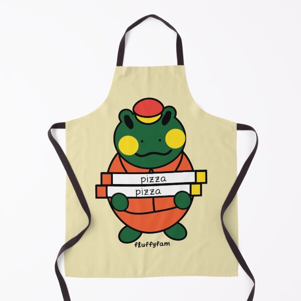 Item preview, Pizza delivery frog service worker designed and sold by fluffyfamcraft.