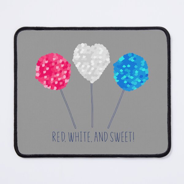 Item preview, "Red White And Sweet Lollipop, I Love USA: Celebrating America's Patriotism on Independence Day 2025 - 4th of July" designed and sold by artworkathome.