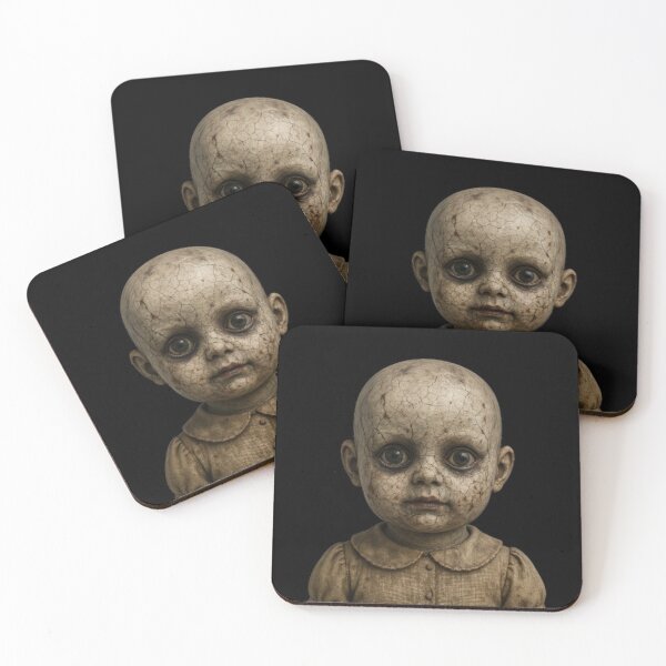 Item preview, Creepy Vintage Doll designed and sold by FLATVAC STICKER.