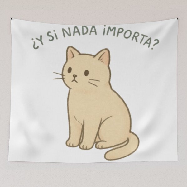Item preview, Existential Kitten – What if nothing matters? designed and sold by Sakurafu21.