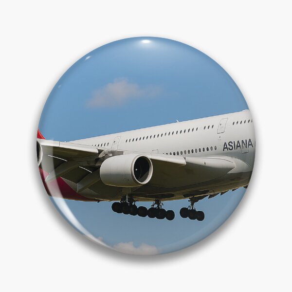 Item preview, Asiana Airlines A380 On Approach designed and sold by Skyframe Aviation.