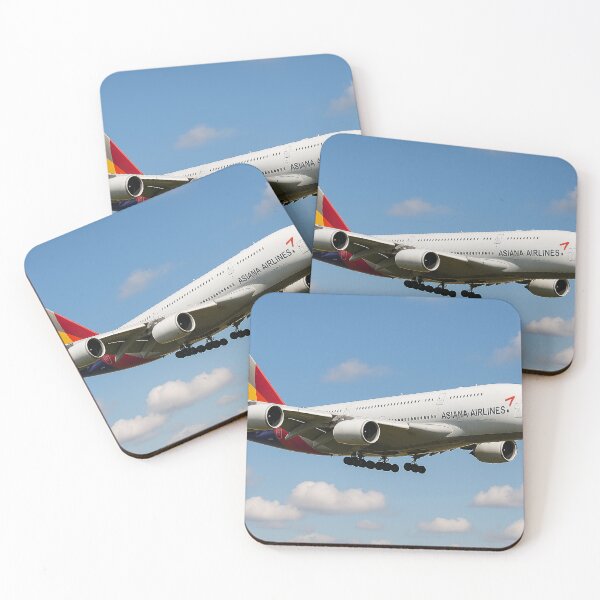 Item preview, Asiana Airlines A380 On Approach designed and sold by Skyframe Aviation.