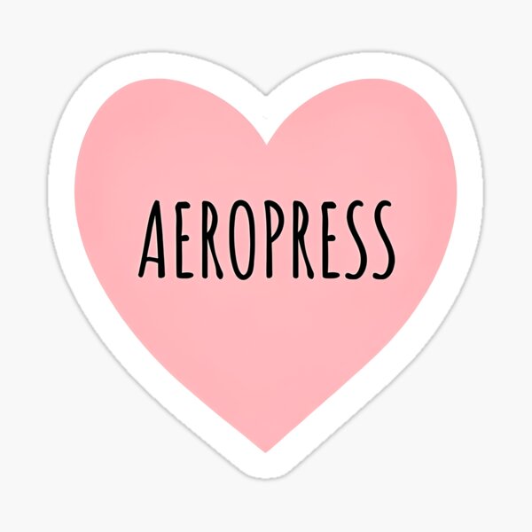 Item preview, I Heart Aeropress  designed and sold by CharmStudio.