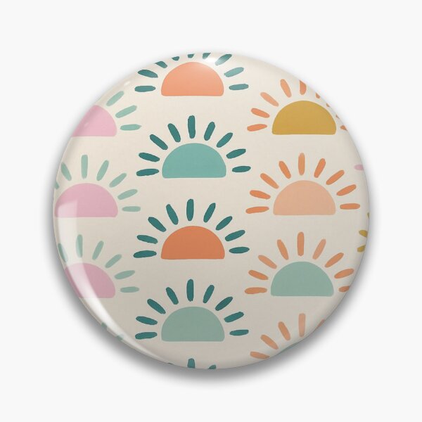 Item preview, Semicircle pattern in soft colors designed and sold by saly55887.