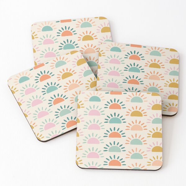 Item preview, Semicircle pattern in soft colors designed and sold by saly55887.
