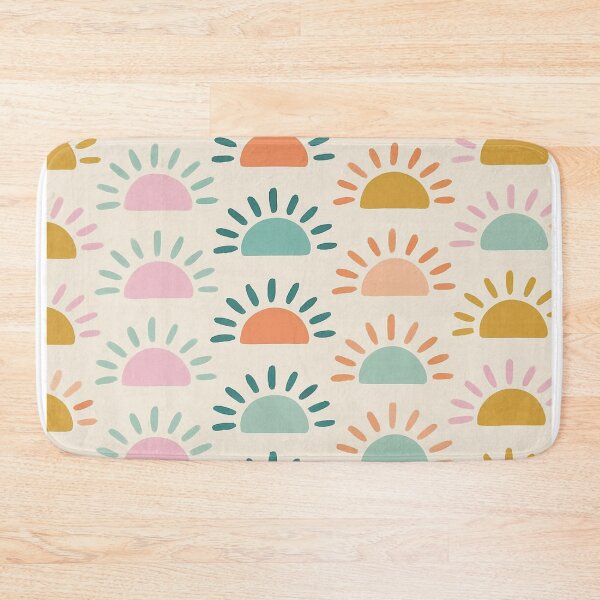 Item preview, Semicircle pattern in soft colors designed and sold by saly55887.