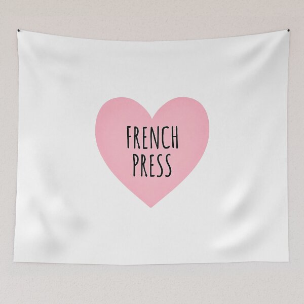 Item preview, I Heart French Press  designed and sold by CharmStudio.