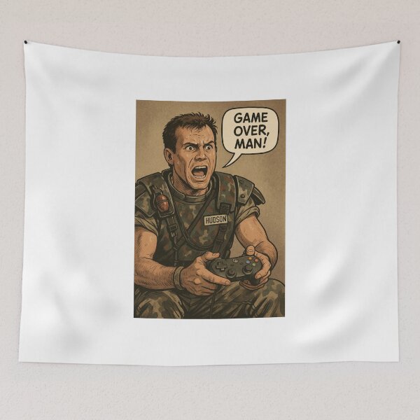 Item preview, Game Over Man! designed and sold by iMIGHTwearTHAT.