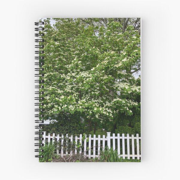 Item preview, Dogwood Tree with White Picket Fence  designed and sold by Amanda1775.