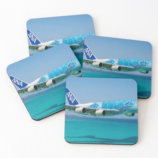 Item preview, ANA A380 Sea Turtle Over Okinawa designed and sold by Skyframe Aviation.