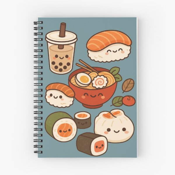 Item preview, Kawaii Treats with Happy Faces-Japanese Food designed and sold by Sakurafu21.