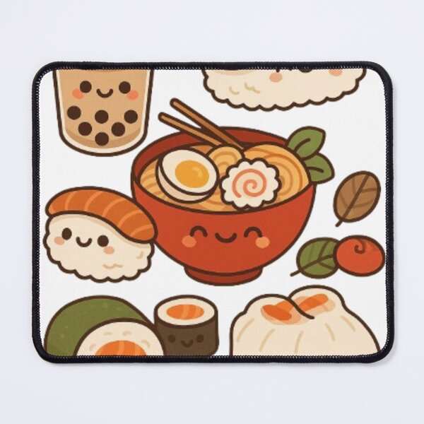 Item preview, Kawaii Treats with Happy Faces-Japanese Food designed and sold by Sakurafu21.