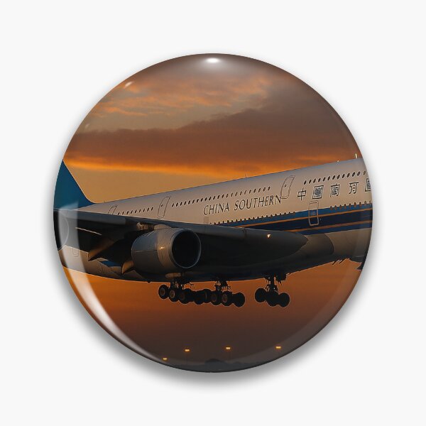 Item preview, China Southern A380 Landing at Sunset designed and sold by Skyframe Aviation.