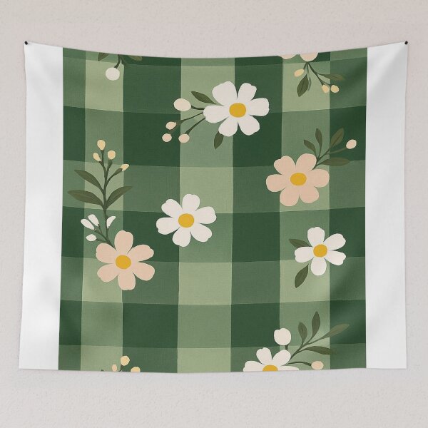 Item preview, Green ball and flower pattern designed and sold by saly55887.