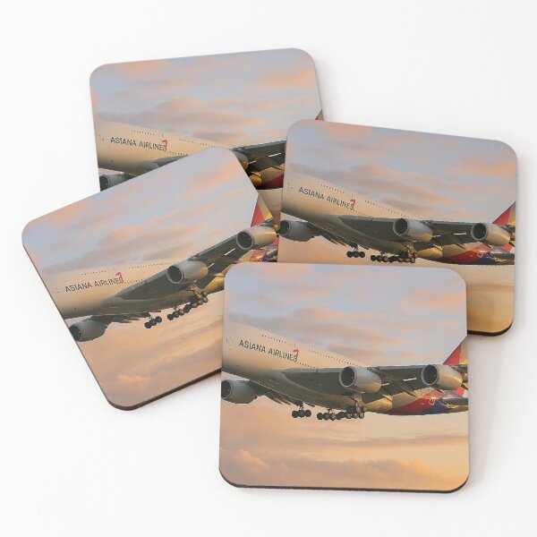 Item preview, Asiana Airlines A380 in Morning Climb designed and sold by Skyframe Aviation.