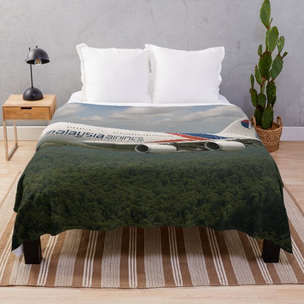 Item preview, Malaysia Airlines A380 Over Rainforest designed and sold by Skyframe Aviation.