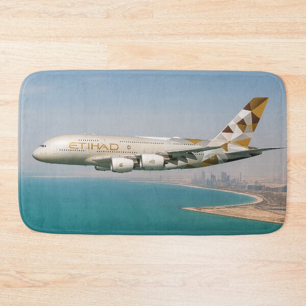 Item preview, Etihad Airways A380 Over Abu Dhabi designed and sold by Skyframe Aviation.