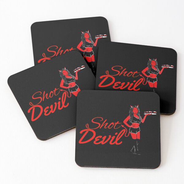 Item preview, Shot devil (red) designed and sold by ConfuzRandomly.