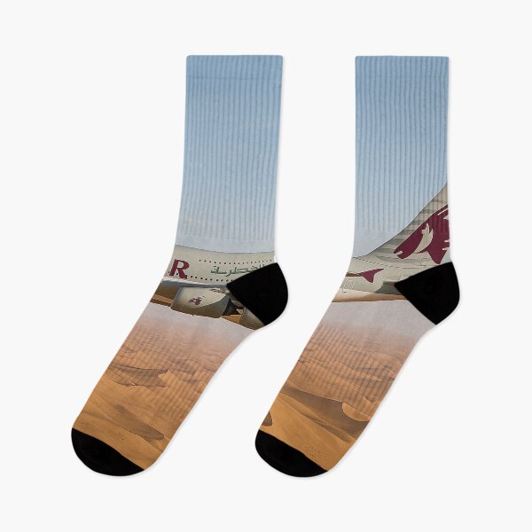 Item preview, Qatar Airways A380 Over Desert Dunes designed and sold by Skyframe Aviation.