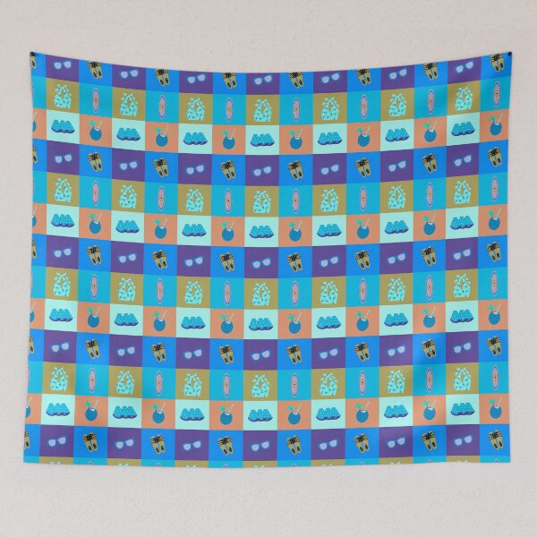 Item preview, Sun and Fun - blue designed and sold by Kaushlydraw.