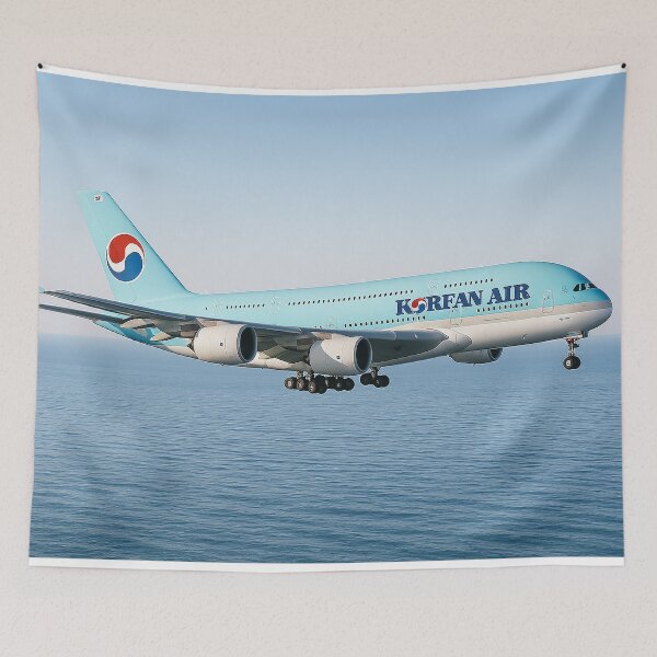 Item preview, Korean Air A380 Over the Sea of Japan designed and sold by Skyframe Aviation.