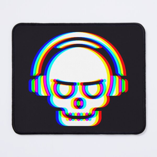 Item preview, EDM Skull with Headphones RGB Glitch Design Electronic Music DJ Rave Art for Bassheads Festival Shirt Cyberpunk Techno Gift Techno Vibes designed and sold by XanaduHills.