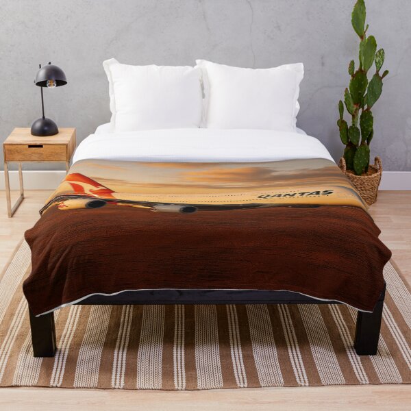 Item preview, Qantas A380 Over the Outback at Sunset designed and sold by Skyframe Aviation.
