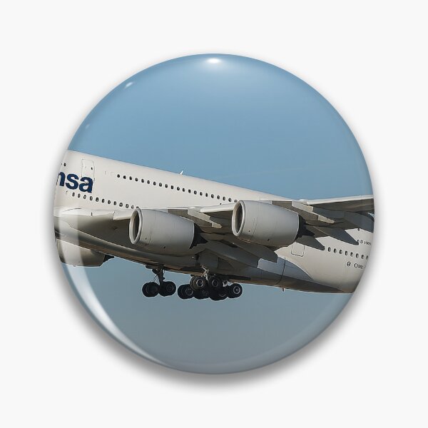 Item preview, Lufthansa Airbus A380 Takeoff Over Frankfurt designed and sold by Skyframe Aviation.