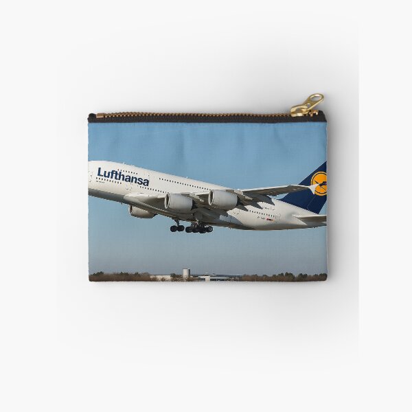 Item preview, Lufthansa Airbus A380 Takeoff Over Frankfurt designed and sold by Skyframe Aviation.