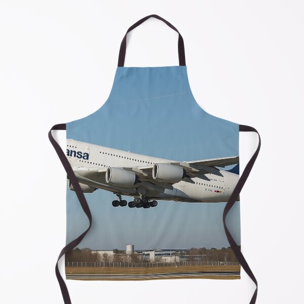 Item preview, Lufthansa Airbus A380 Takeoff Over Frankfurt designed and sold by Skyframe Aviation.