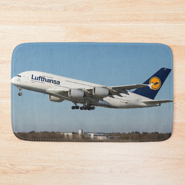 Item preview, Lufthansa Airbus A380 Takeoff Over Frankfurt designed and sold by Skyframe Aviation.