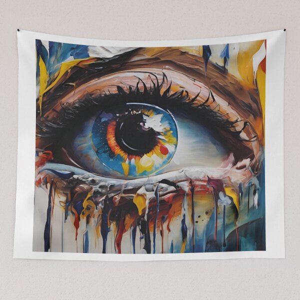 Item preview, Her eye - obstract paint designed and sold by JohnBlack2025.
