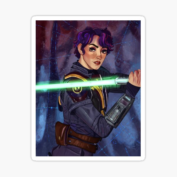 Vista previa del artículo con la obra «¡Sabine Wren! (¡Es increíble!)», diseñado y vendido por doodlewithcasey.