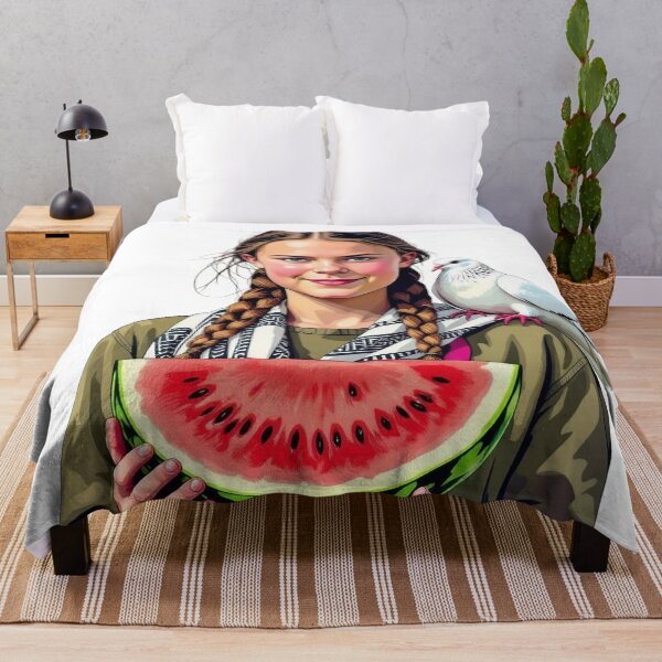 Item preview, FREE GRETA! FREE PALESTINE! designed and sold by piscininha.