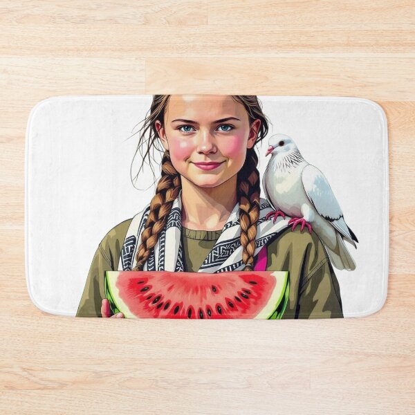Item preview, FREE GRETA! FREE PALESTINE! designed and sold by piscininha.