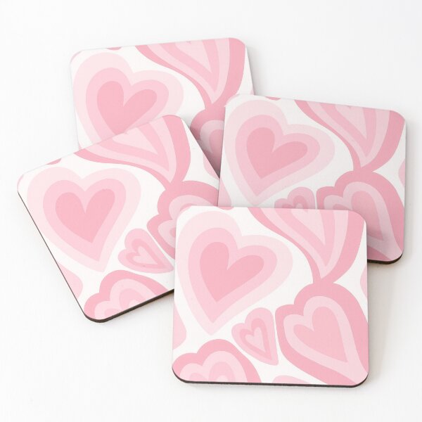 Item preview, Pink hearts pattern designed and sold by saly55887.