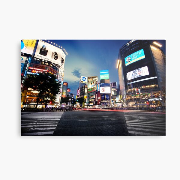 Shibuya Crossing Metal Print