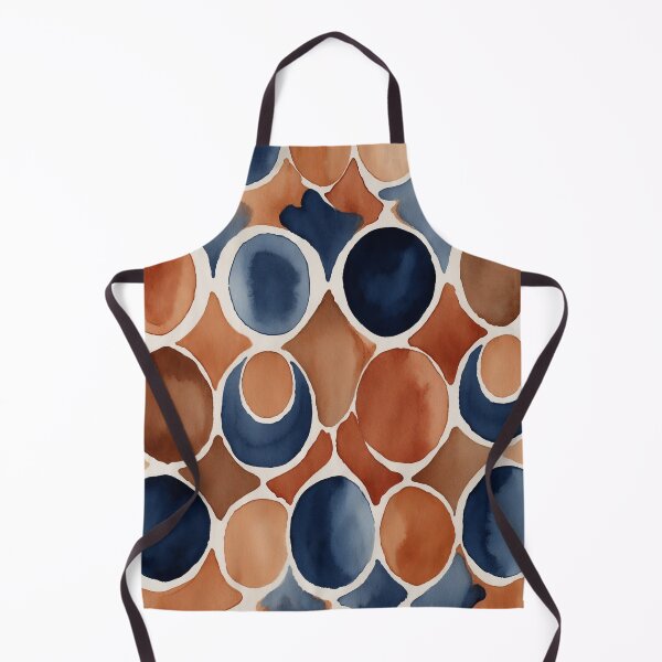 Item preview, Blue and brown circles pattern designed and sold by saly55887.