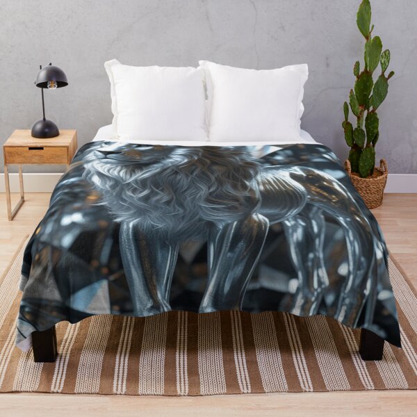 Item preview, Majestic Silver Lion Art, Home Decor designed and sold by Spectime.