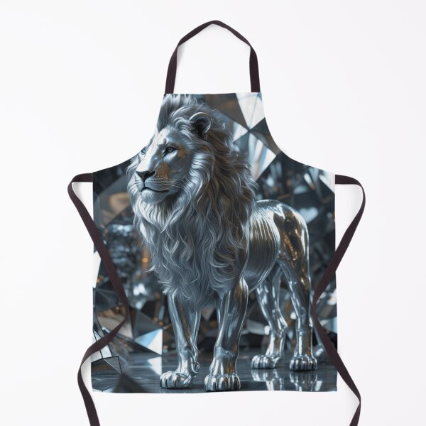 Item preview, Majestic Silver Lion Art, Home Decor designed and sold by Spectime.