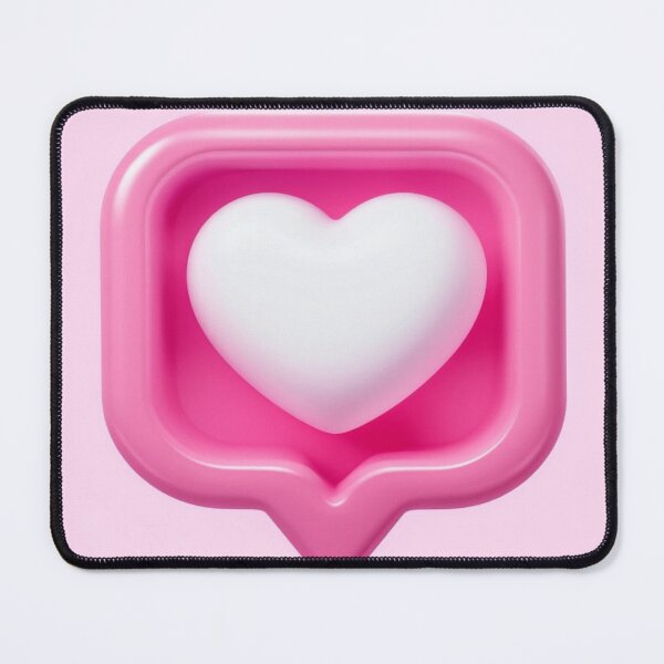 Item preview, Message and pink heart designed and sold by saly55887.
