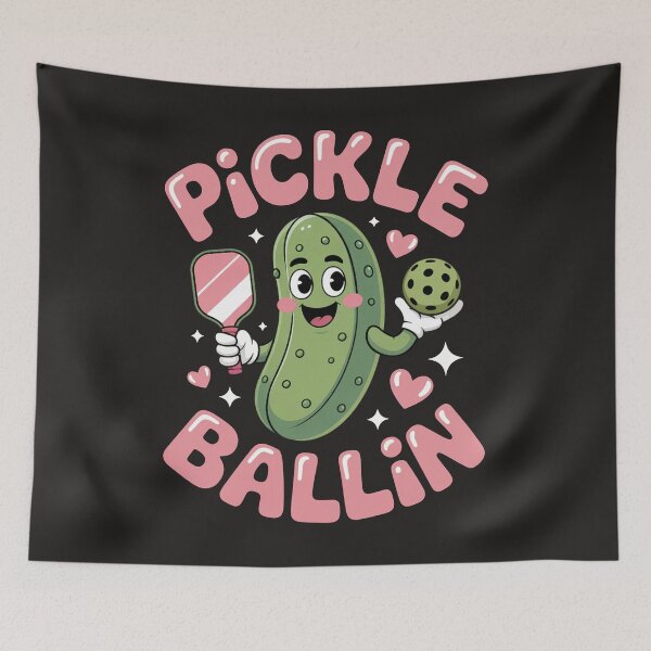 Item preview, Pickle Ballin Cute Pickleball Girls Lovers player fans designed and sold by BeyondTe.