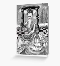 Death and the color mirror Greeting Card