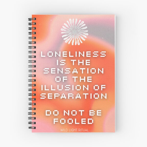 Item preview, The Loneliness Illusion digital art print designed and sold by WildLightRitual.
